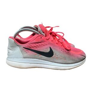 Nike Size 7Y Youth Running‎ Shoes Low Top Sneakers Tennis Shoes White Pink